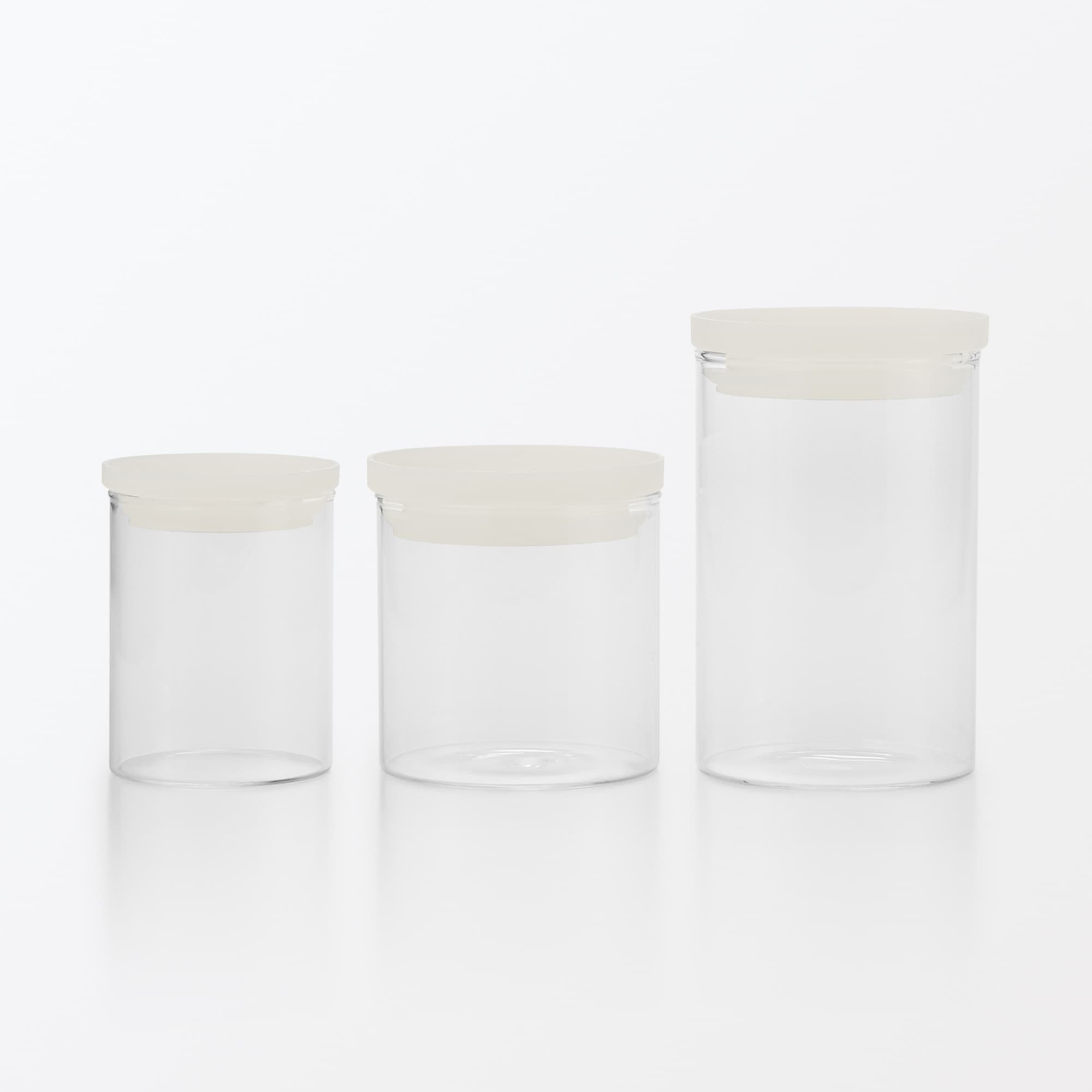 耐熱ガラス丸型保存容器