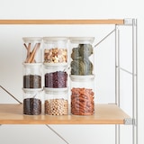 耐熱ガラス丸型保存容器