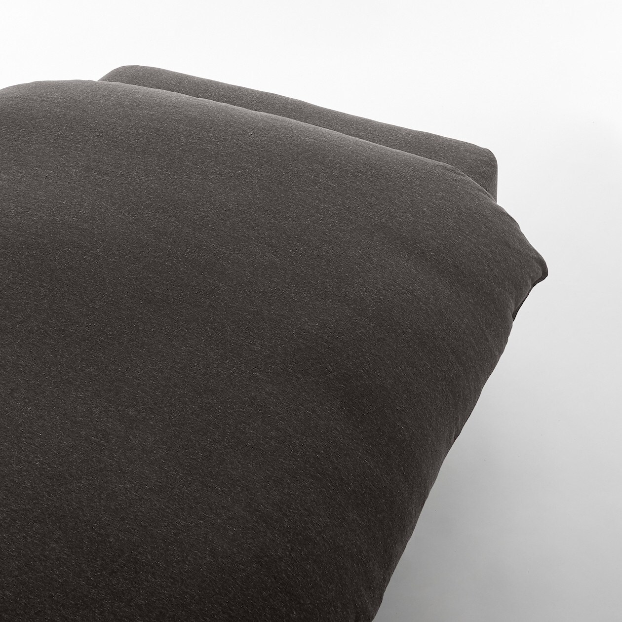 綿天竺 落ちワタ入り掛ふとんカバー ｓ 杢ブラウン １５０ ２１０ｃｍ用 素材で選ぶ 布団 寝具 通販 無印良品