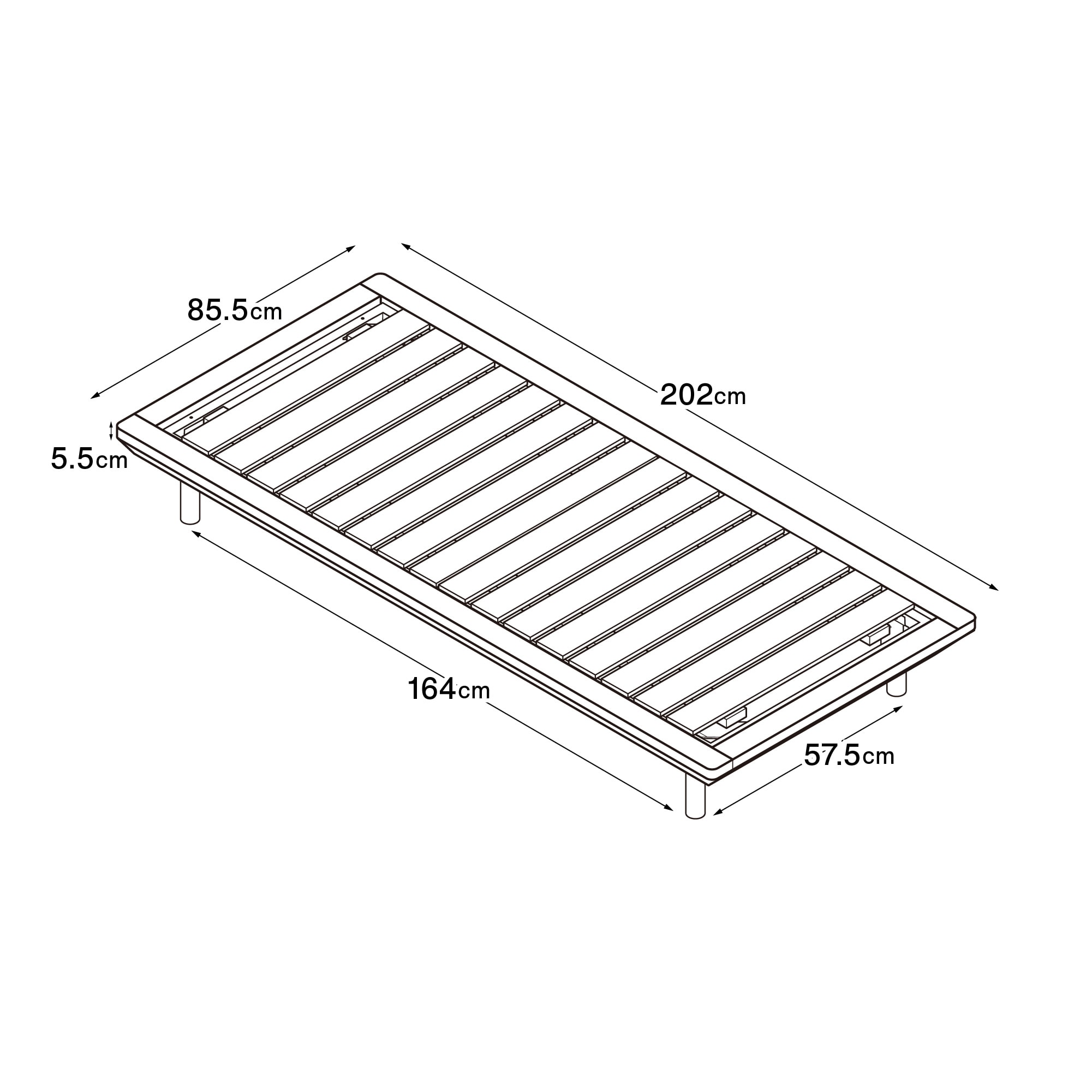 木製ベッドフレーム