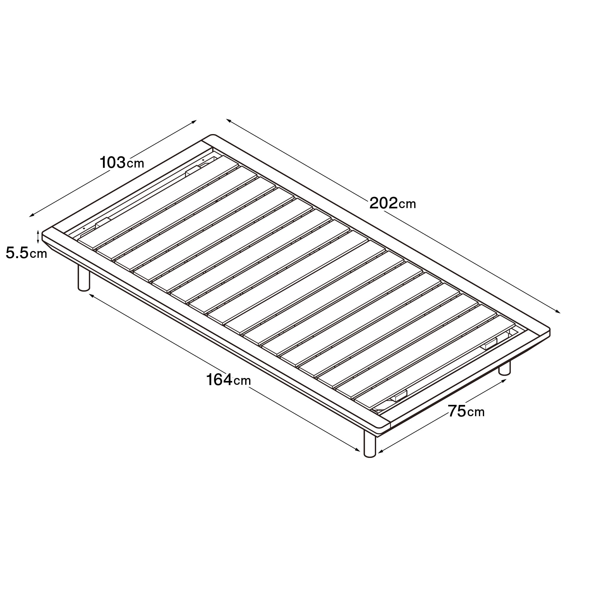 木製ベッドフレーム