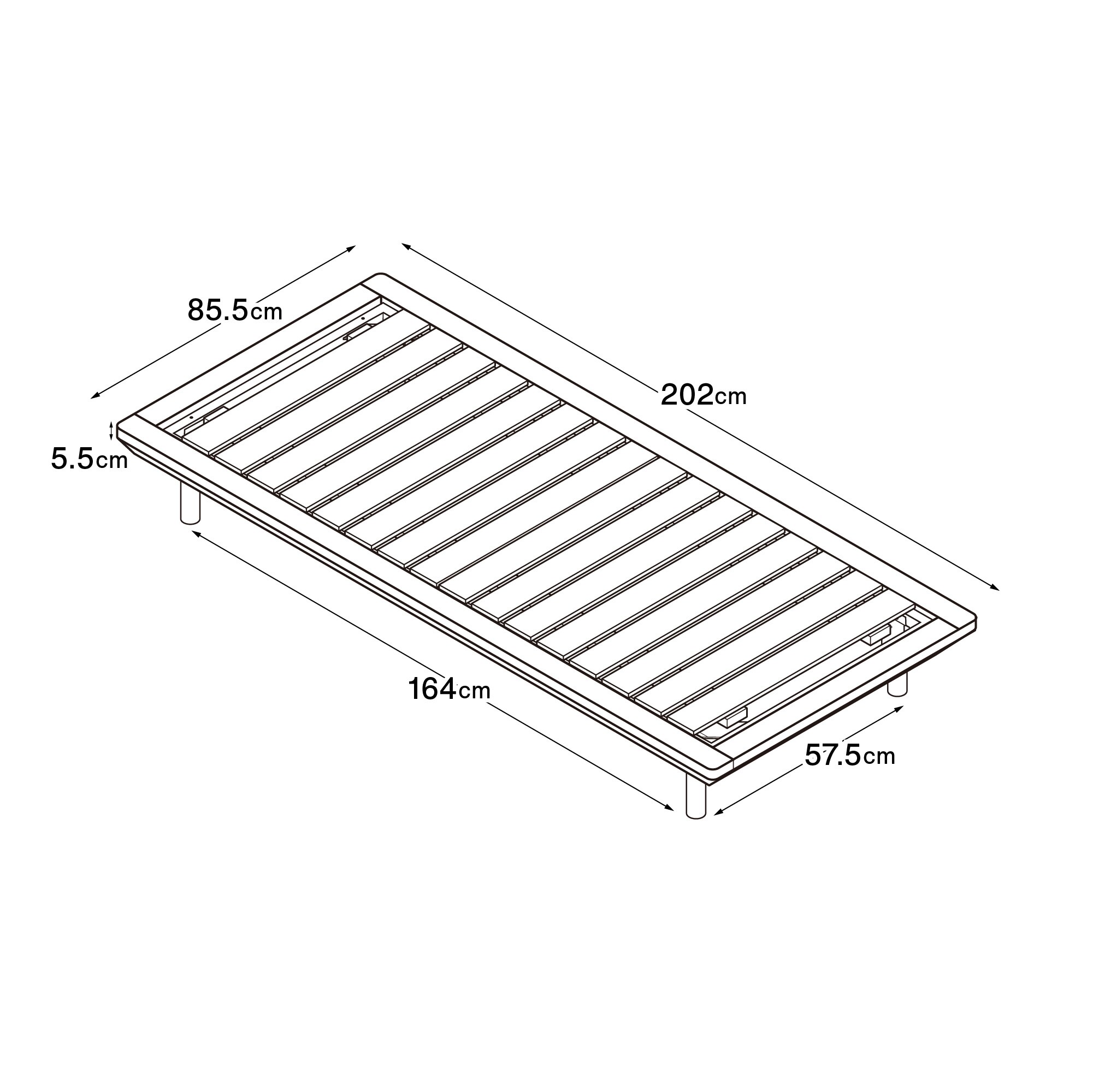 木製ベッドフレーム | 無印良品