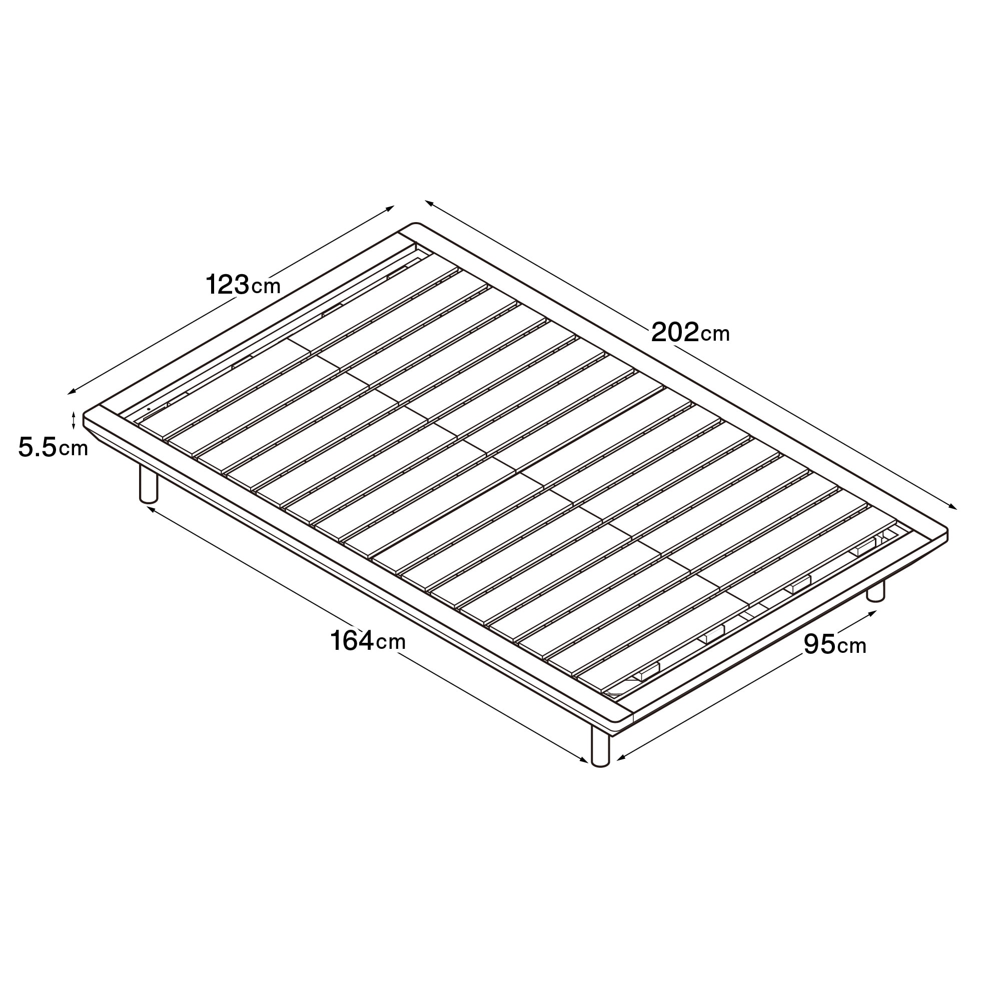 木製ベッドフレーム