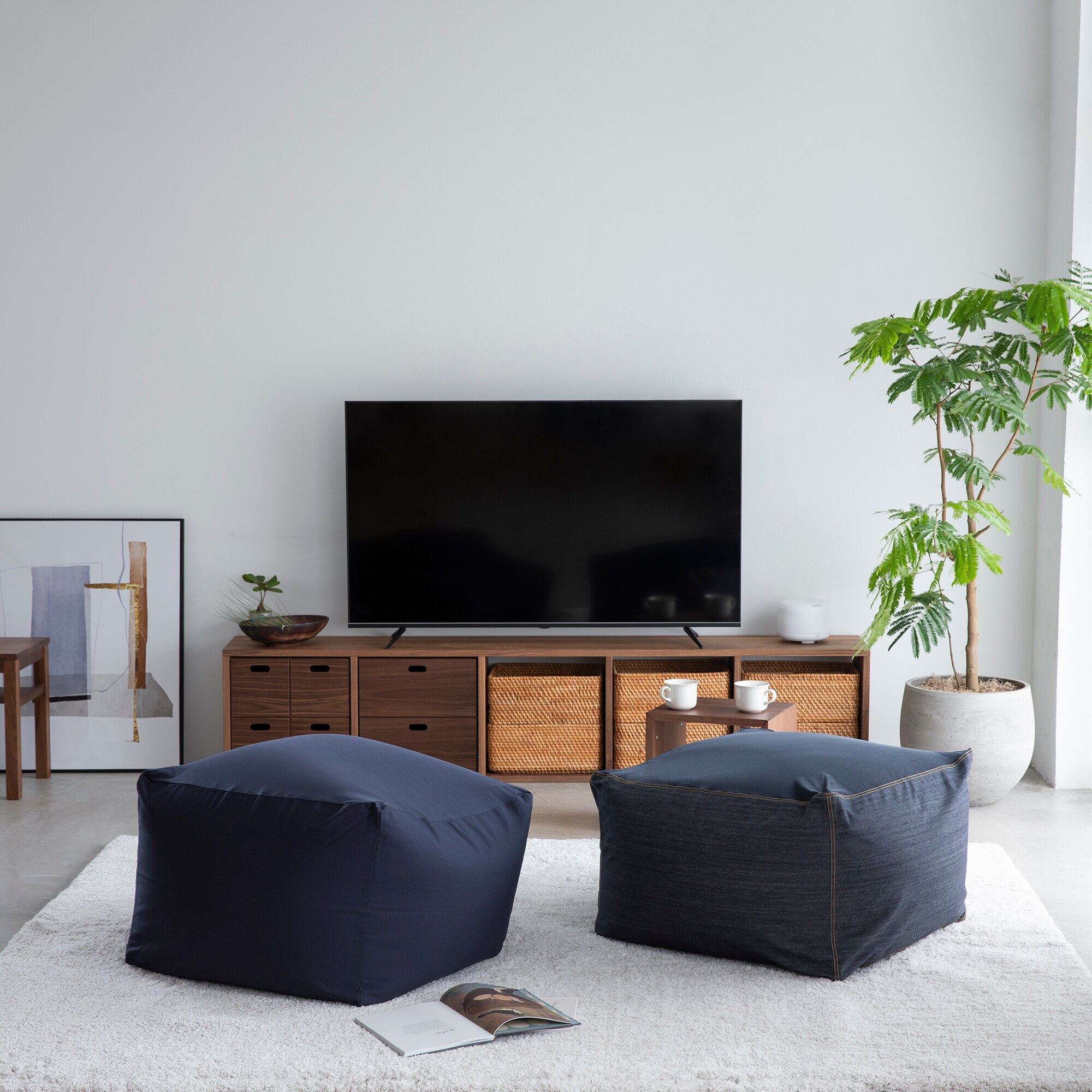 体にフィットするソファ用綿帆布カバー