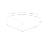 ユニットソファ本体オットマン