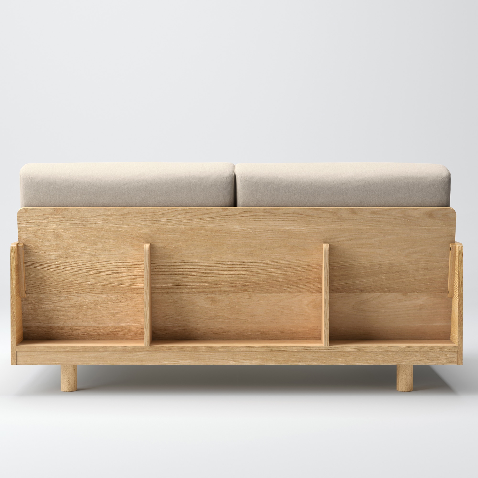 木製ソファフレーム用洗いざらし綿帆布カバー