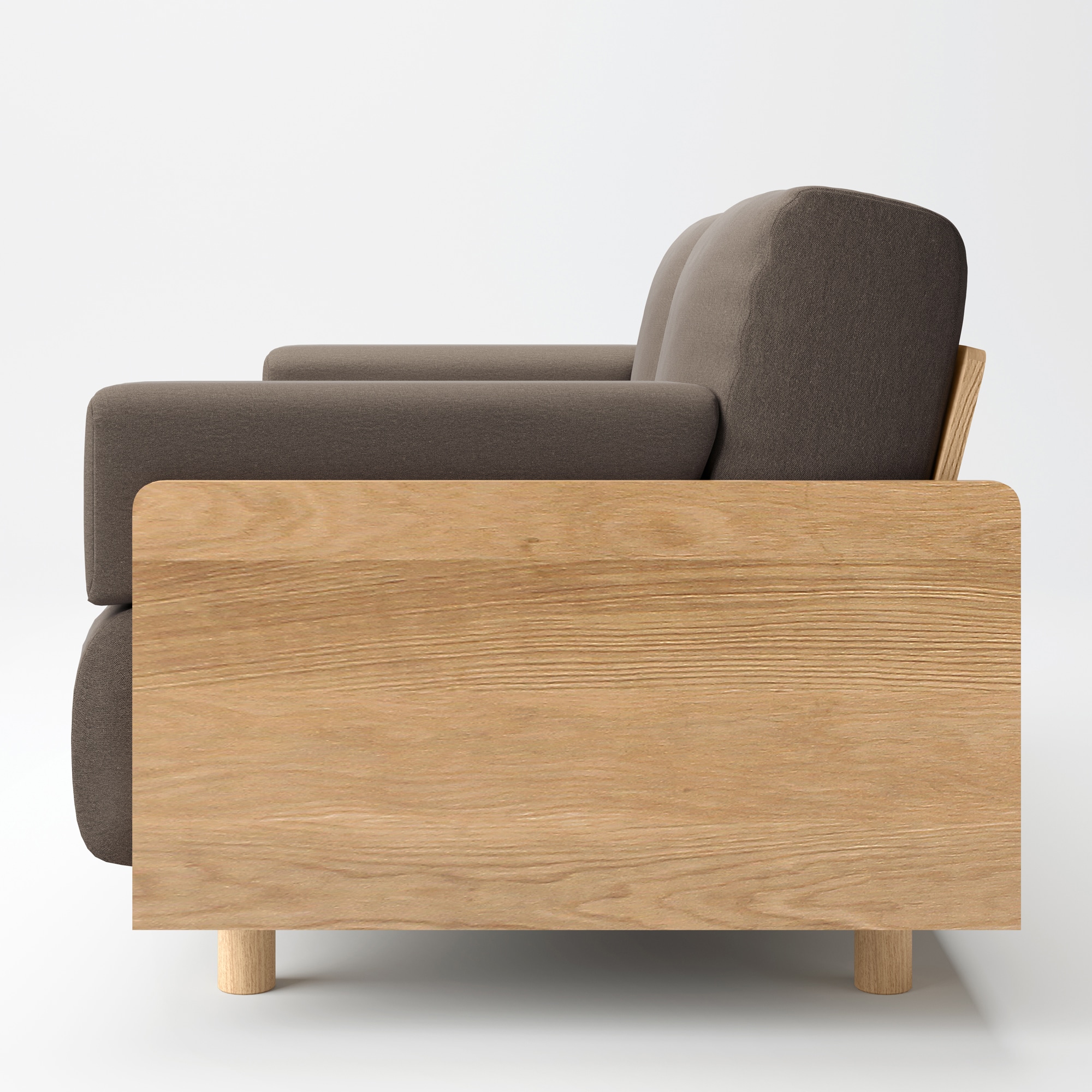 木製ソファフレーム用洗いざらし綿帆布カバー