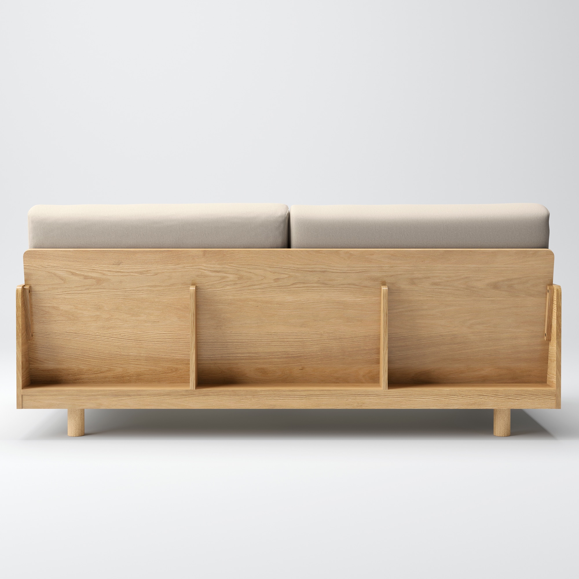 木製ソファフレーム用洗いざらし綿帆布カバー