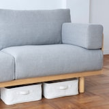 木製ソファフレーム用洗いざらし綿帆布カバー