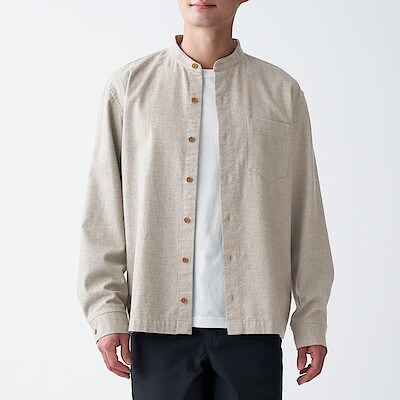 その他 シャツ ワイシャツ 長袖 紳士 メンズ 通販 無印良品