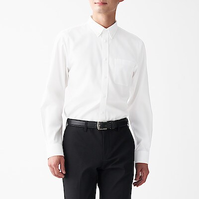 シャツ ワイシャツ 長袖 紳士 メンズ 通販 無印良品