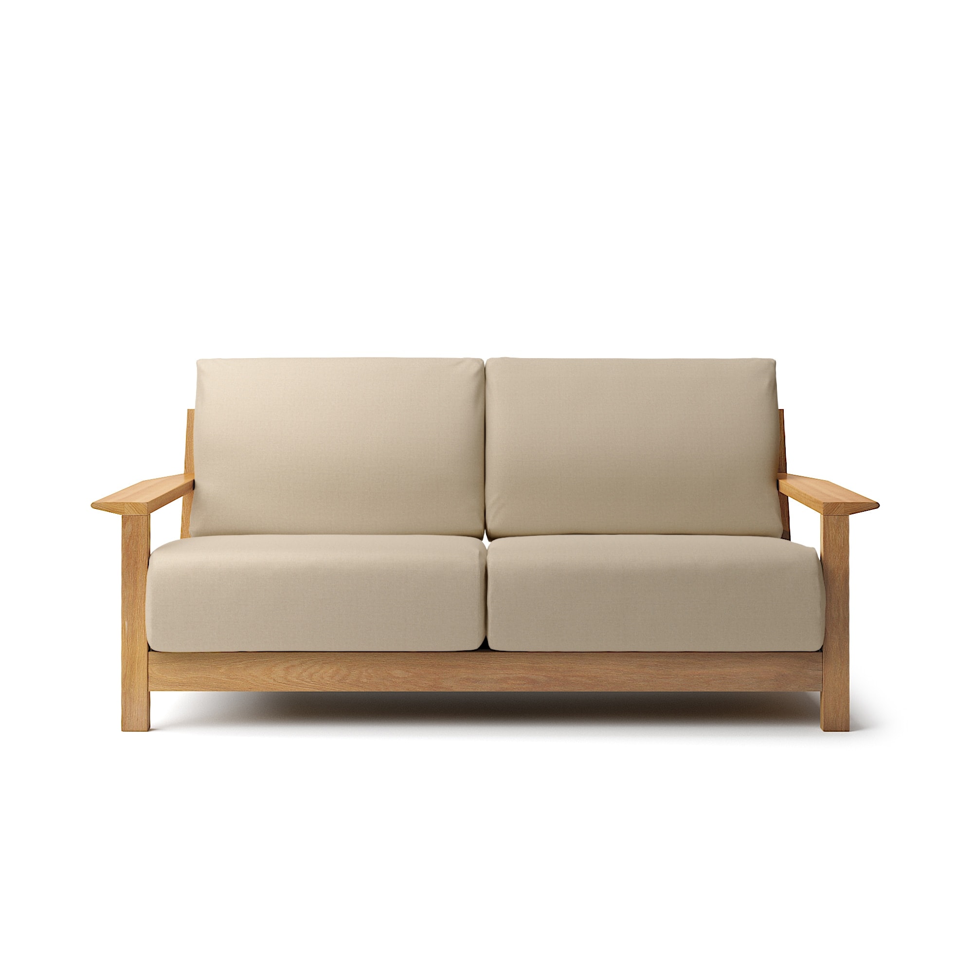 ソファ本体木製フレーム　綿帆布カバー