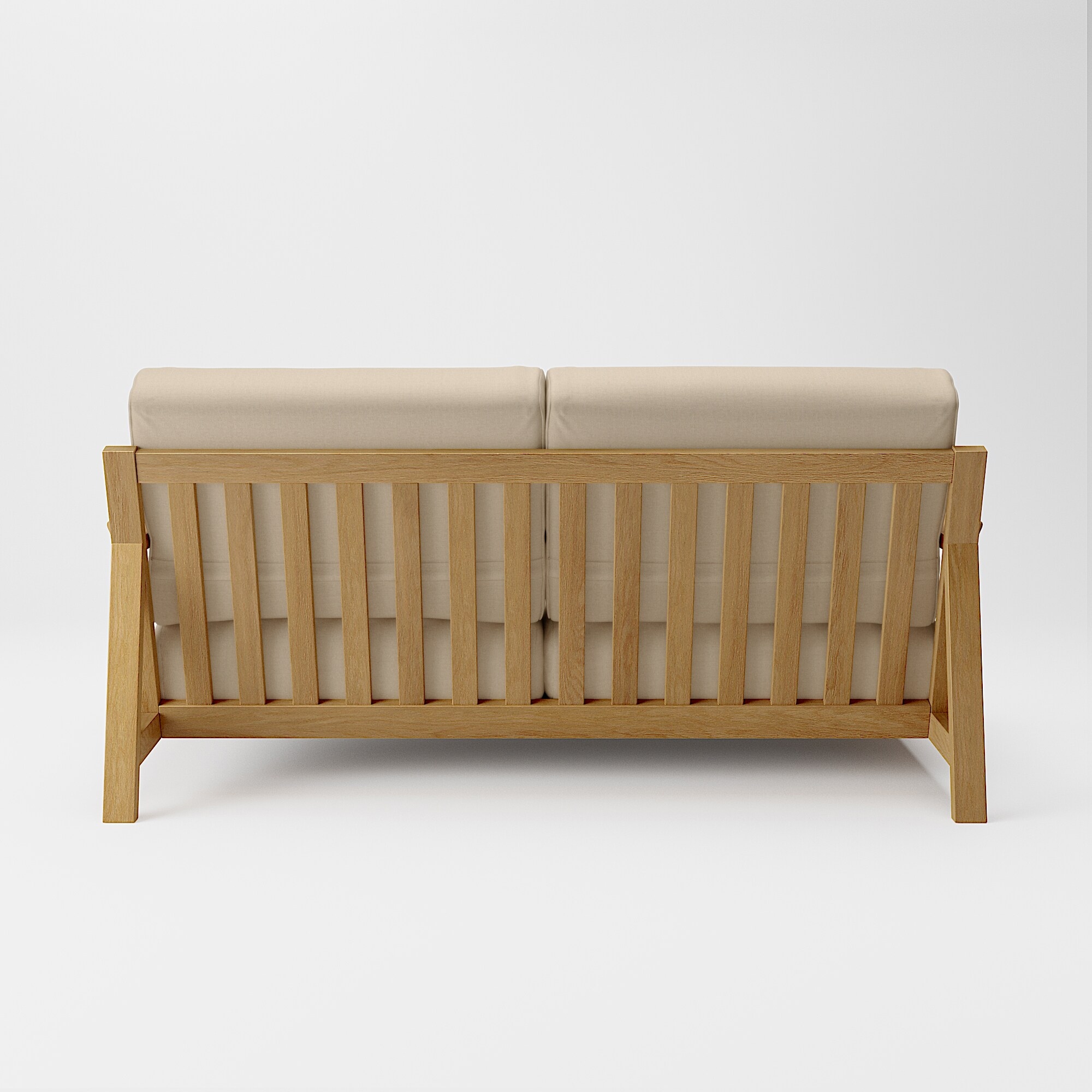 ソファ本体木製フレーム　綿帆布カバー