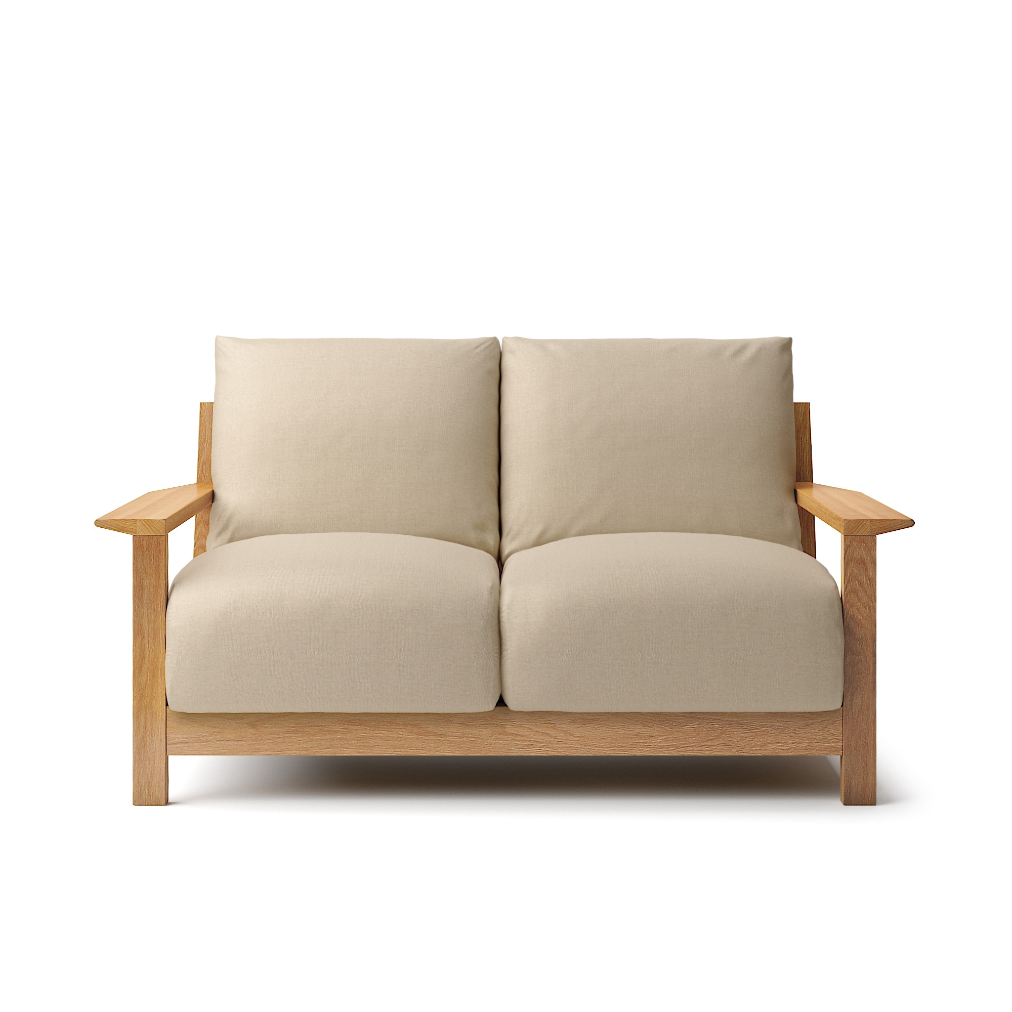 ソファ本体木製フレーム　綿帆布カバー