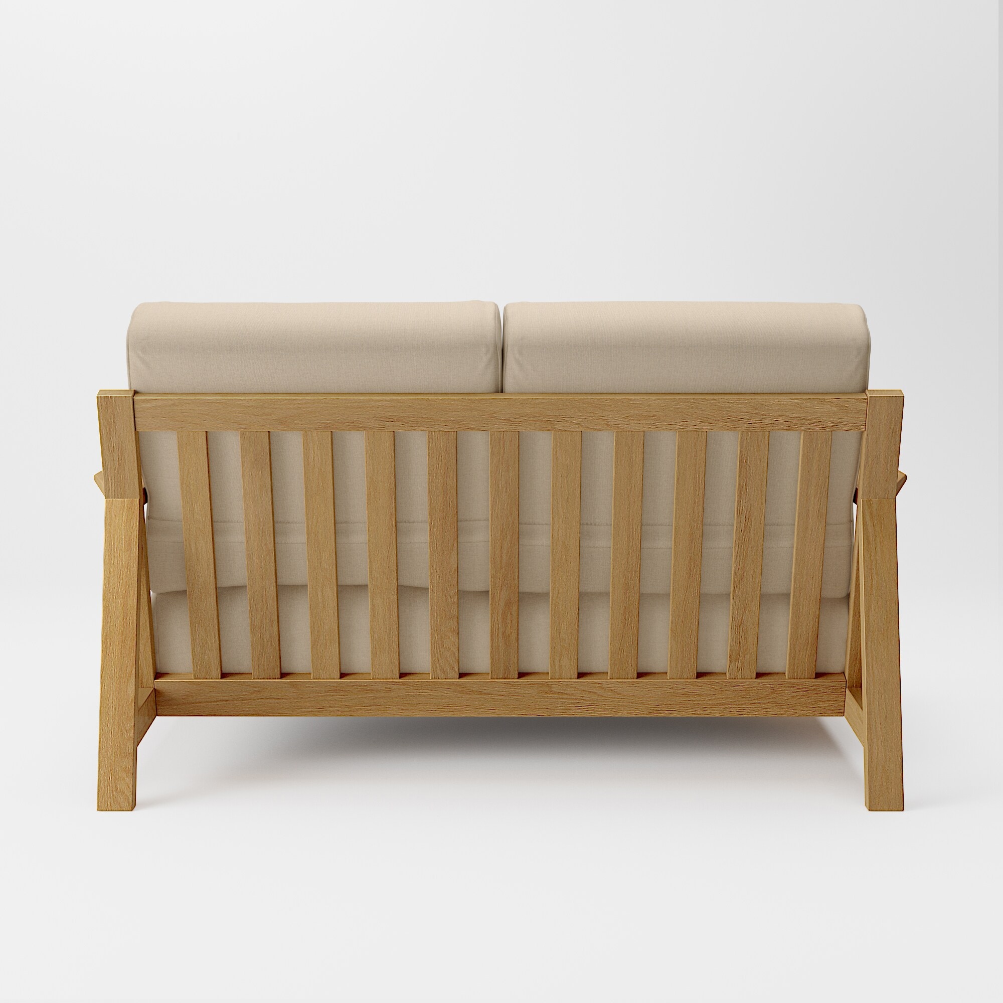 ソファ本体木製フレーム　綿帆布カバー