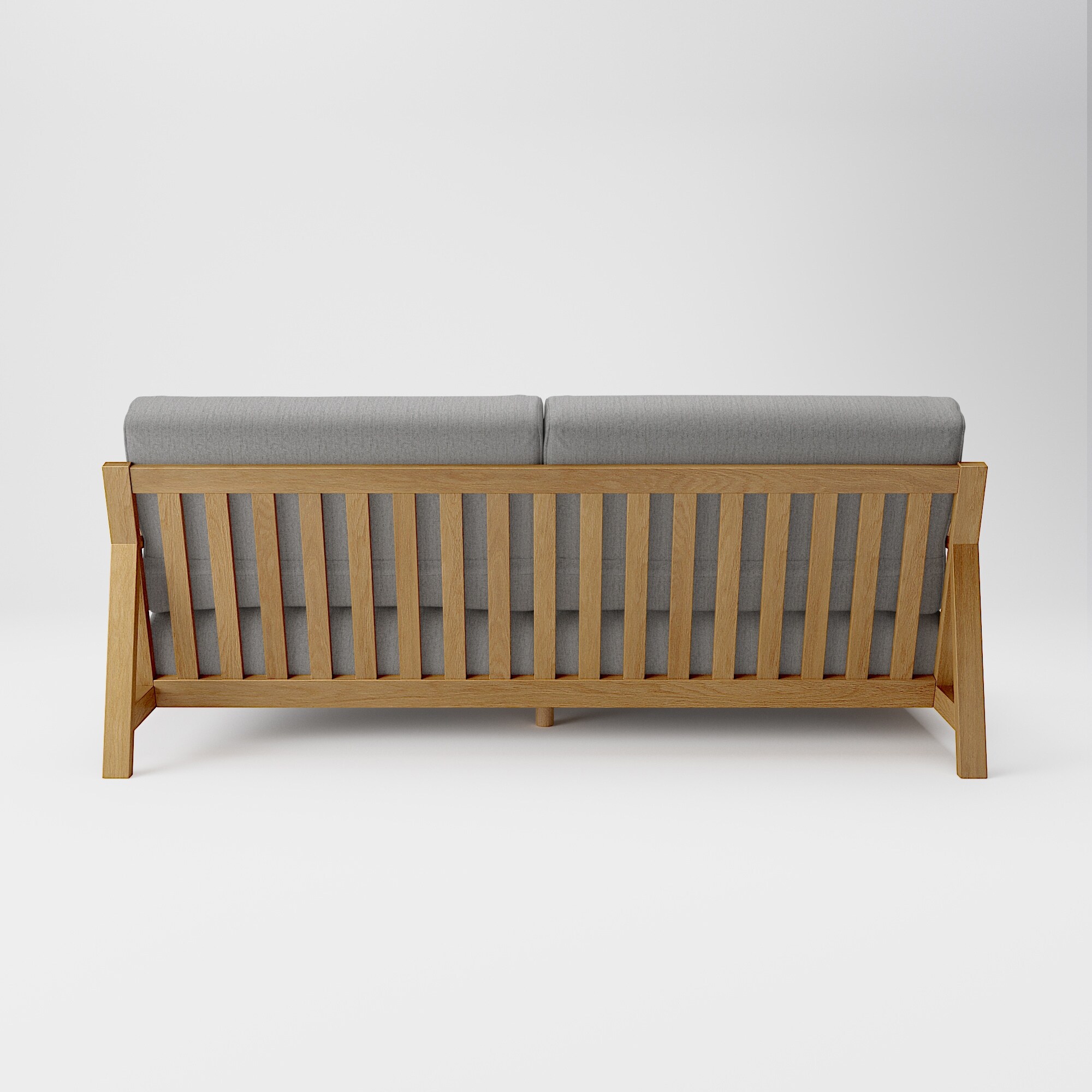 ソファ本体木製フレーム　綿帆布カバー