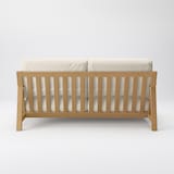 ソファ本体木製フレーム　綿麻バスケット織カバー