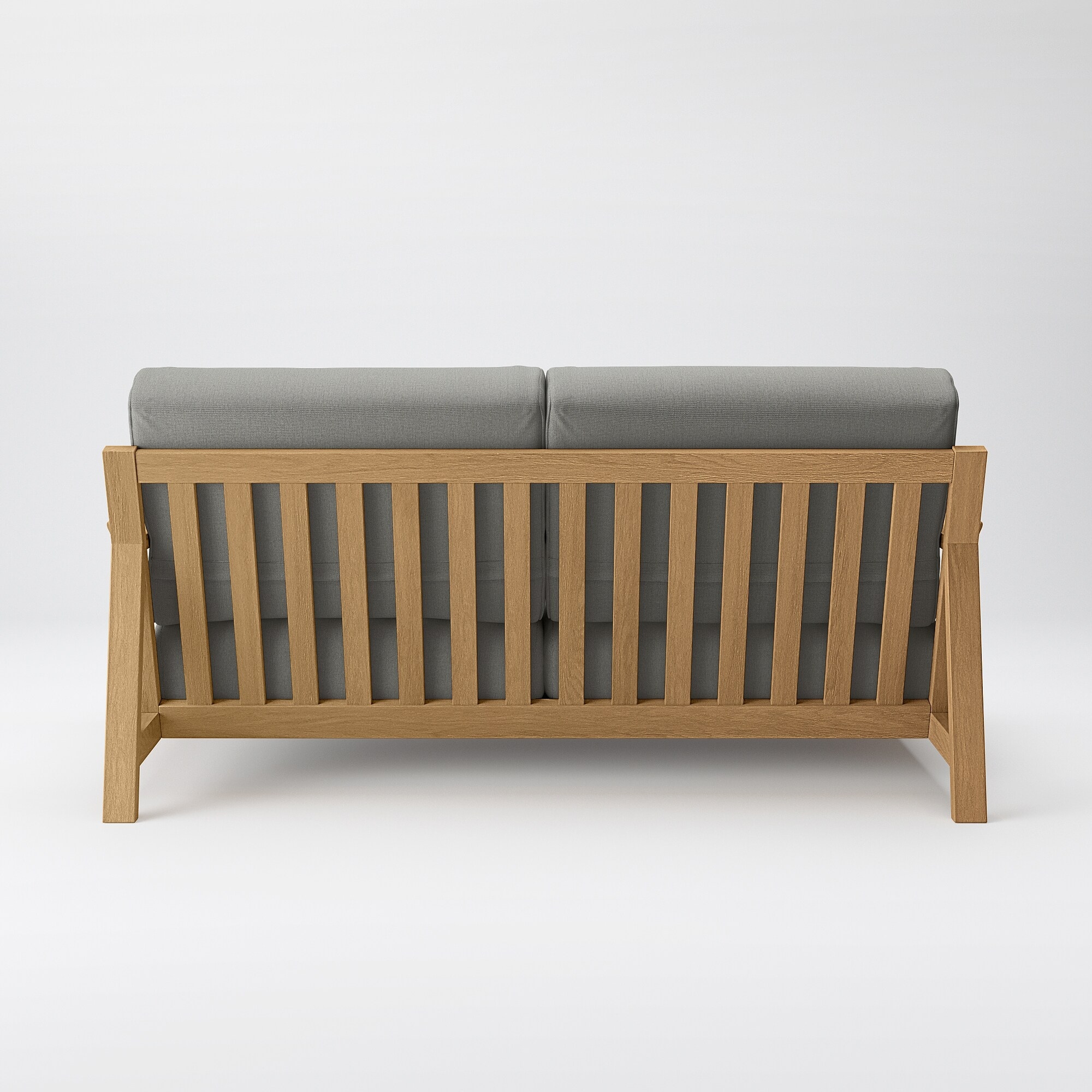 ソファ本体木製フレーム　綿麻バスケット織カバー