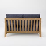 ソファ本体木製フレーム　綿デニムカバー