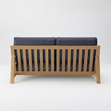 ソファ本体木製フレーム　綿デニムカバー