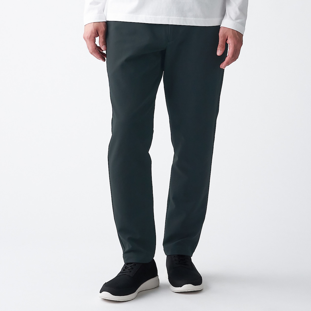 2年間保証 無印 縦横ストレッチ 乾きやすいテーパードパンツ 紳士 メンズ M サイズ Sale25 Off パンツ Co