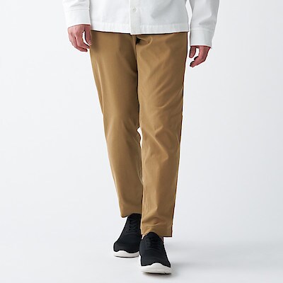 ストレッチ 起毛ピケテーパードパンツ 紳士ｌ ダークベージュ パンツ 紳士 メンズ 通販 無印良品