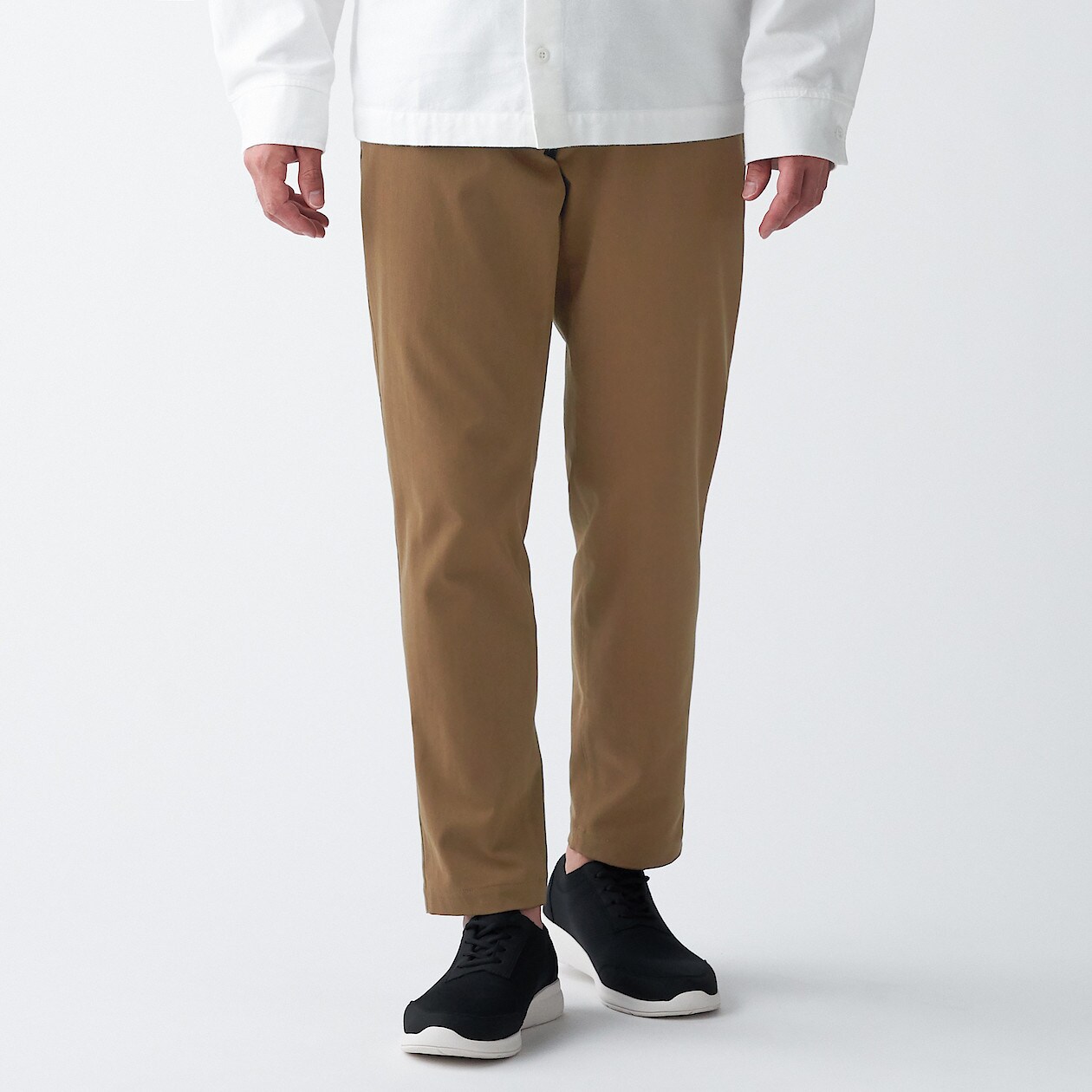 ストレッチ 起毛ピケテーパードパンツ 紳士ｓ ブラウン パンツ 紳士 メンズ 通販 無印良品