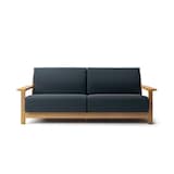 ソファ本体木製フレーム　再生ポリエステル使い平織カバー