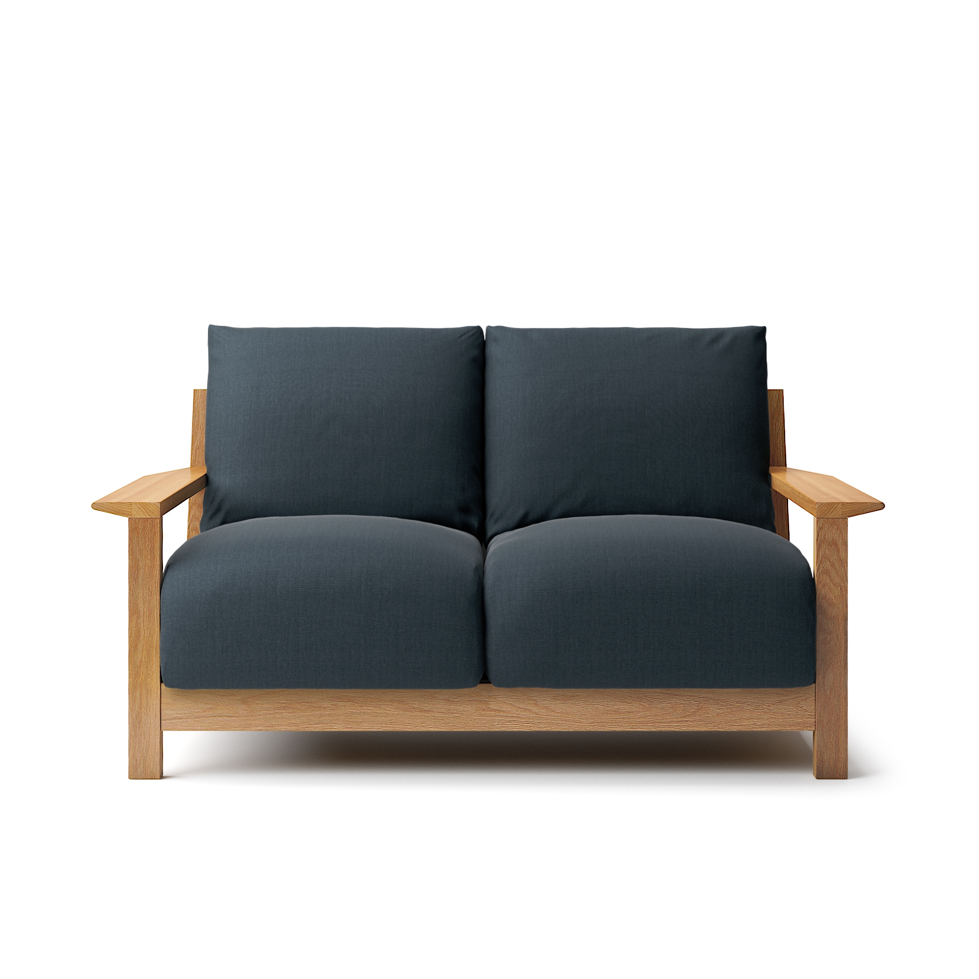 ソファ本体木製フレーム　再生ポリエステル使い平織カバー