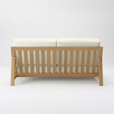 ソファ本体木製フレーム　洗いざらし綿帆布カバー