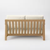 ソファ本体木製フレーム　洗いざらし綿帆布カバー