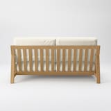 ソファ本体木製フレーム　洗いざらし綿帆布カバー