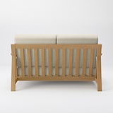 ソファ本体木製フレーム　洗いざらし綿帆布カバー