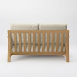 ソファ本体木製フレーム　洗いざらし綿帆布カバー