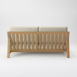 ソファ本体木製フレーム　洗いざらし綿帆布カバー