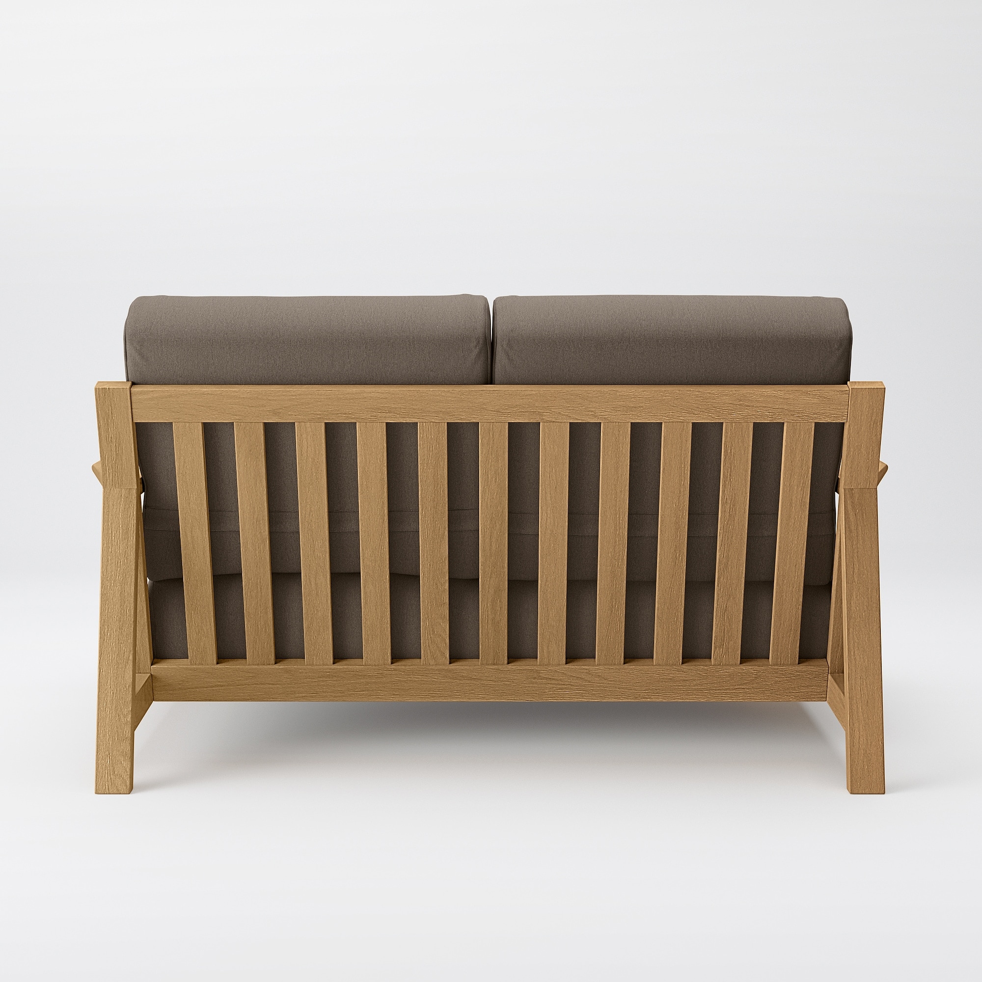 ソファ本体木製フレーム　洗いざらし綿帆布カバー