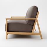 ソファ本体木製フレーム　洗いざらし綿帆布カバー