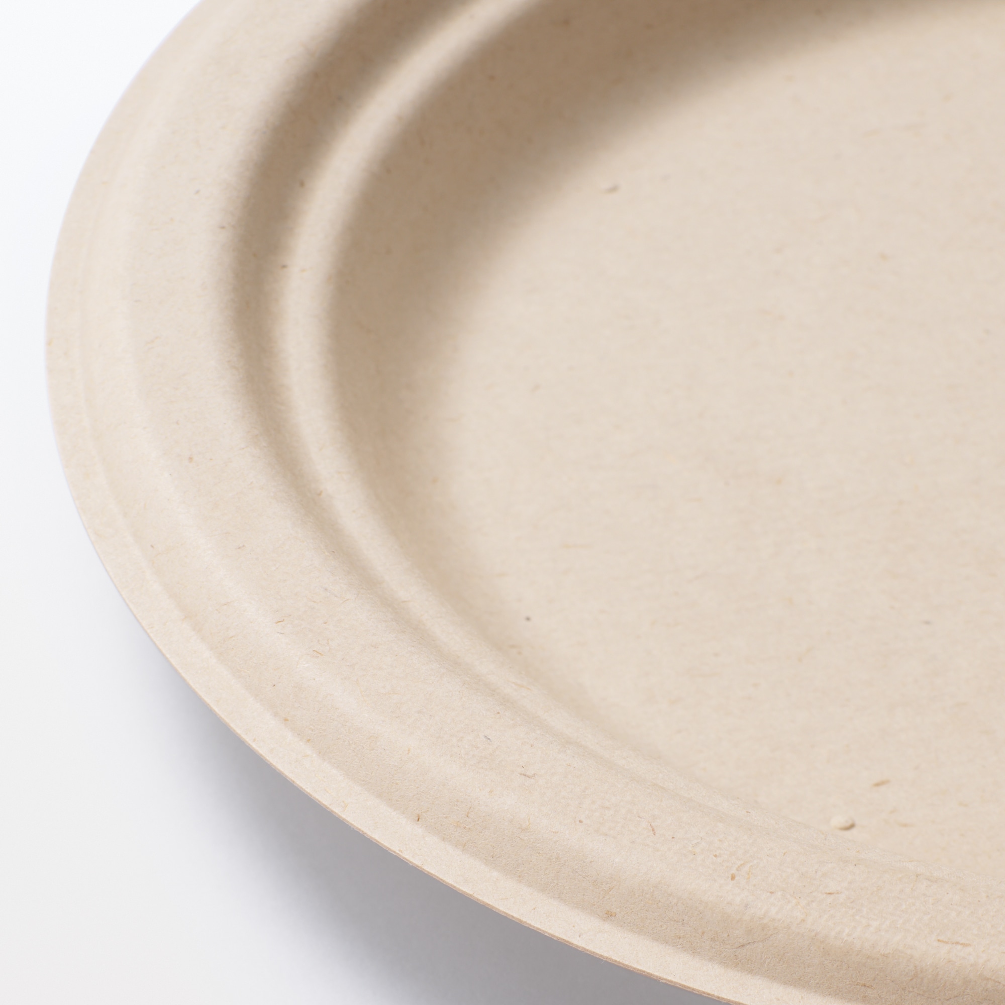 バガスと竹パルプ　プレート　小