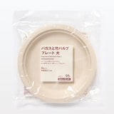 バガスと竹パルプ　プレート　大