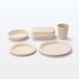 バガスと竹パルプ　ボウル