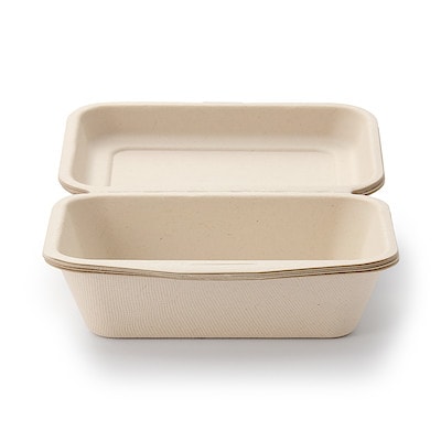 バガスと竹パルプ　フードパック　５枚入り