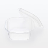 蓋をしたままレンジで使えるフードコンテナ