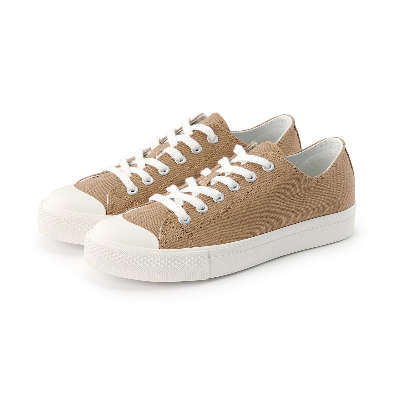 疲れにくい 撥水スニーカー ２４ ５ｃｍ スモーキーアプリコット スニーカー 婦人 レディース 通販 無印良品