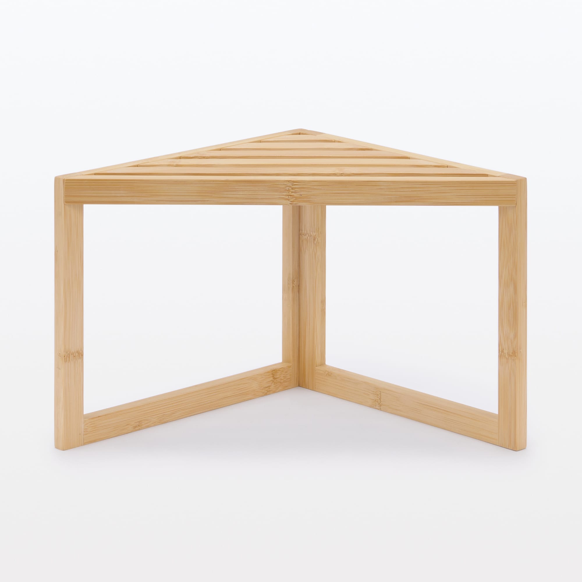 竹材　コーナーラック１段