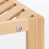 竹材　コーナーラック１段