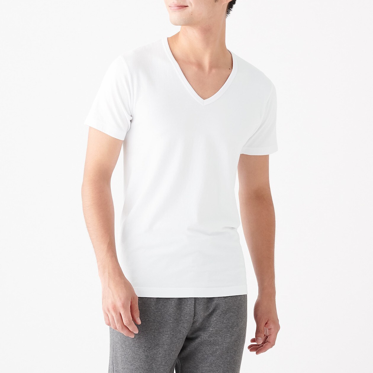 綿であったか vネックtシャツ 欧米サイズ 紳士xs 白 海外サイズ 紳士インナー 通販 無印良品 綿であったか vネックtシャツ 欧米サイズ 紳士xs 白 海外サイズ 紳士インナー 通販 無印良品