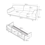木製ソファフレーム本体