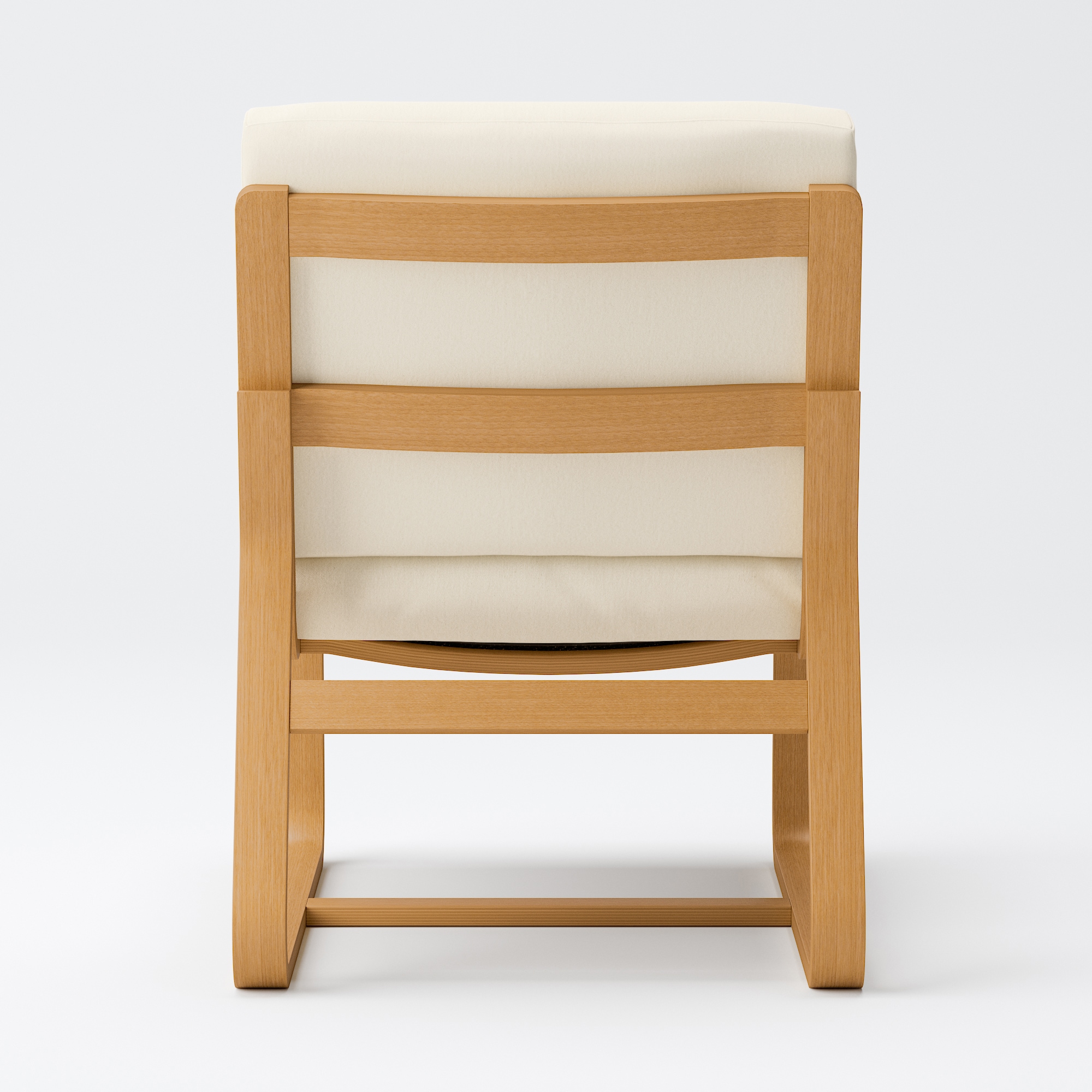 リビングでもダイニングでもつかえる　洗いざらしの綿帆布カバー