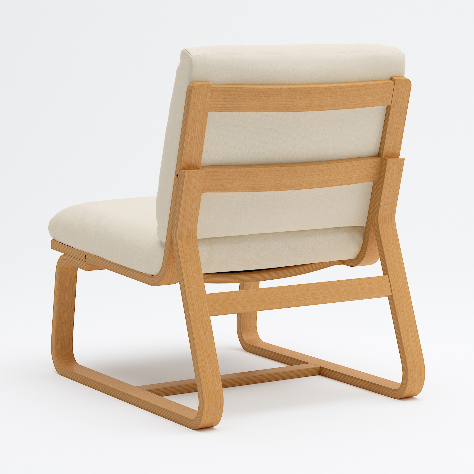 リビングでもダイニングでもつかえる　洗いざらしの綿帆布カバー