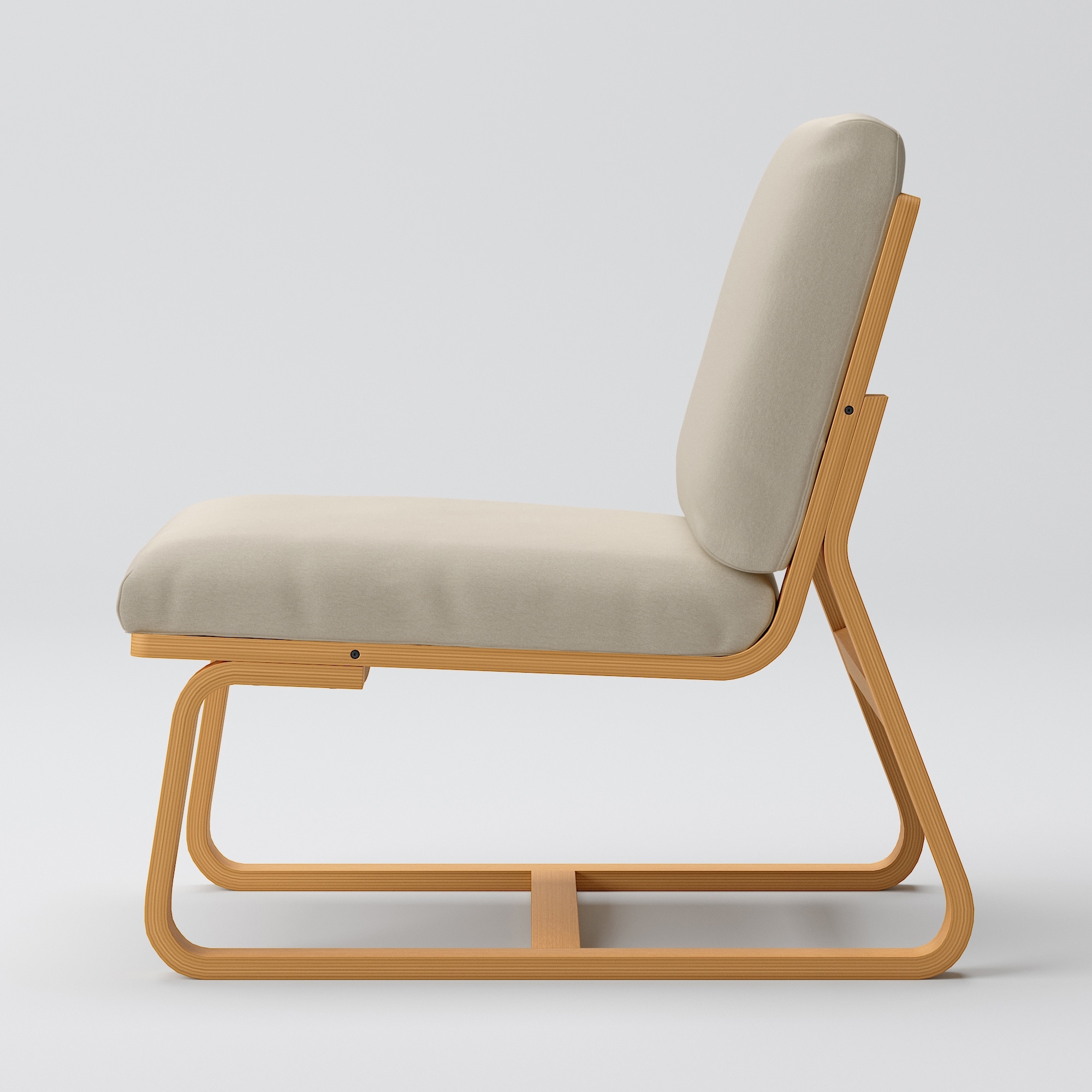 リビングでもダイニングでもつかえる　洗いざらしの綿帆布カバー